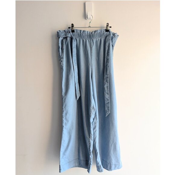H&M Wide High Waist Ankle Length denim - Picture 3 of 9